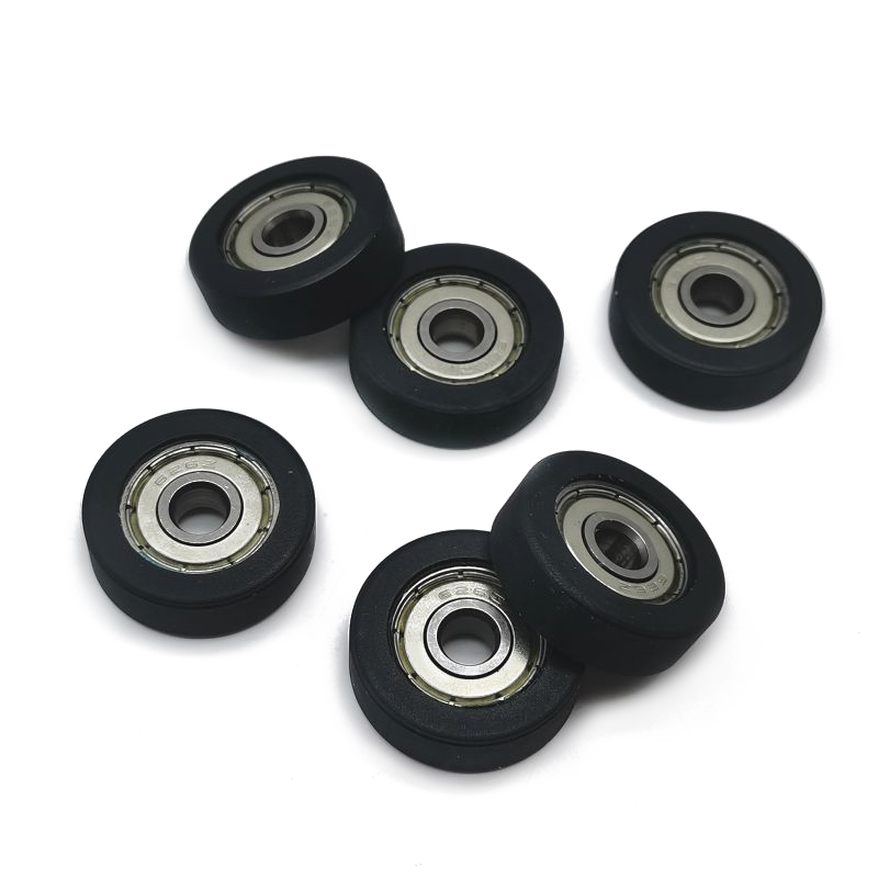 Pu62626-8 626zz màu đen đơn hàng quay PU sâu Groove Vòng bi